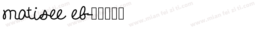 matisee eb字体转换